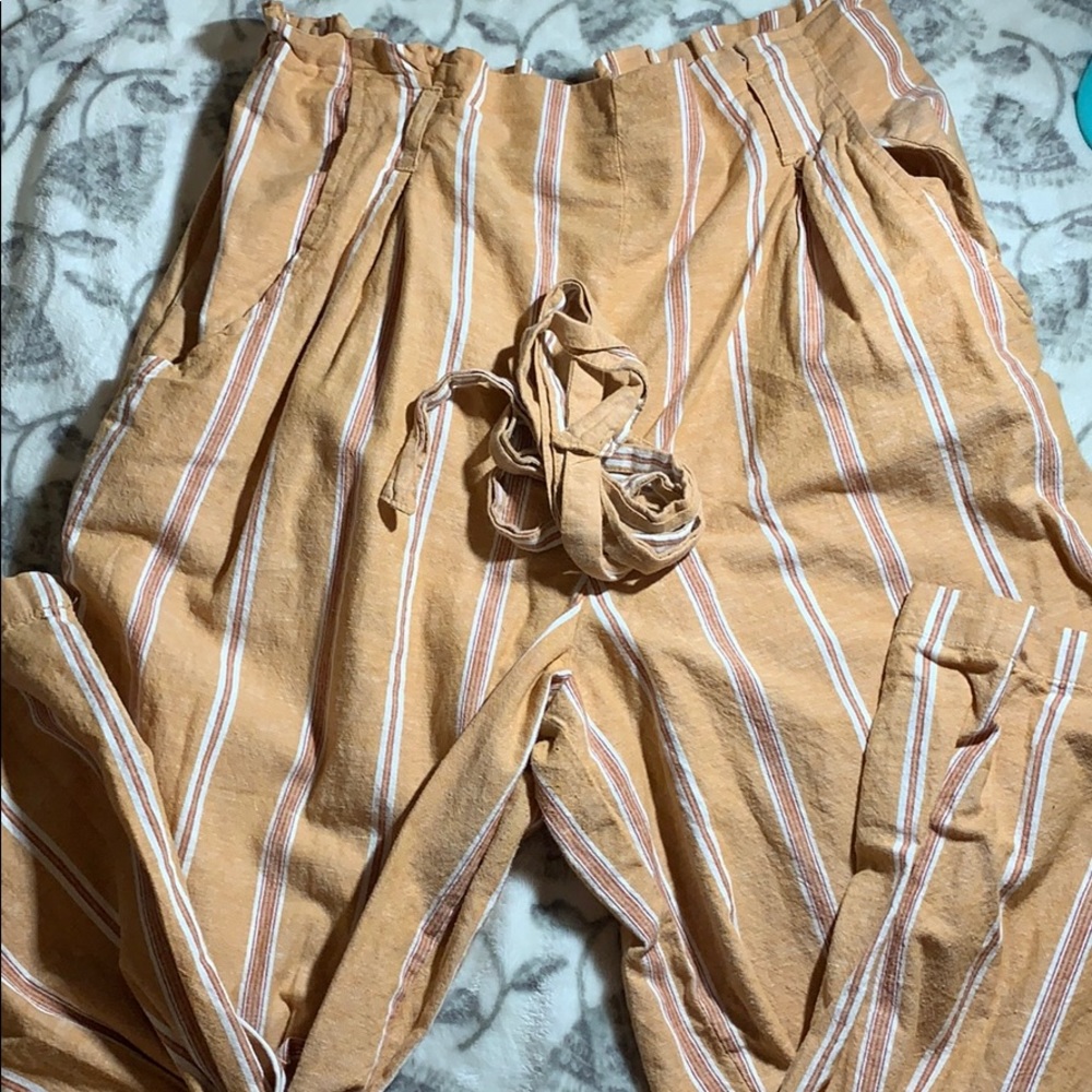 Wide leg dress pant